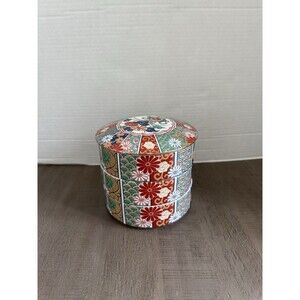 Arita Ware Porcelain Bento 3 Tier Stacking IMARI Box Japan Marked On Bottom